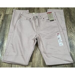 Levis 511 Slim Ease Tagged 30/34 Measure 31/34.5 Dusty Light Pink New NWT